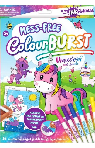 Inkredibles Colour Burst 7  Unicorns and Friends